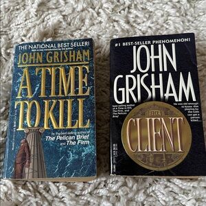 John Grisham Books The Client and A Time To Kill
